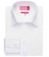 BK151 2214 Brook Taverner Ladies Palena Long Sleeve Poplin Shirt White colour image